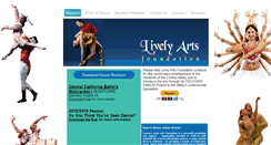 Desktop Screenshot of livelyarts.org